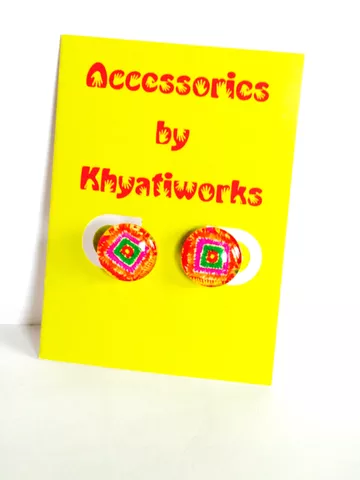 The Phulkari Series - Round Studs The Phulkari Series - Round Studs