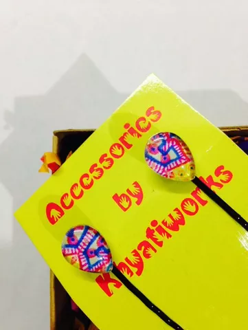 its abstract drops hair pin its abstract drops hair pin