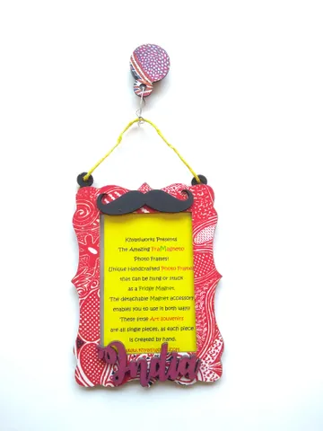 FRAMAGNETO Enigma Art Frame WITH MOUSTACHE - india FRAMAGNETO Enigma Art Frame WITH MOUSTACHE - india