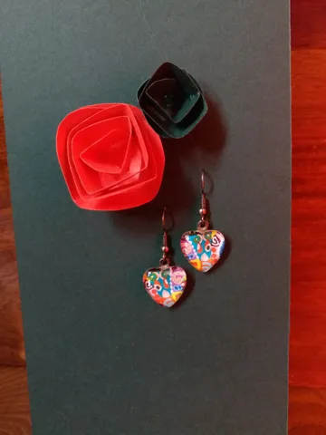 FUNKY ART GLASS EARRING FUNKY ART GLASS EARRING