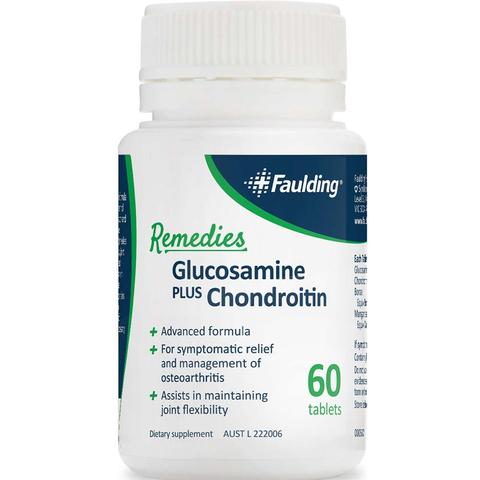 Faulding Remedies Glucosamine Plus Chondroitin 60 Faulding Remedies Glucosamine Plus Chondroitin 60