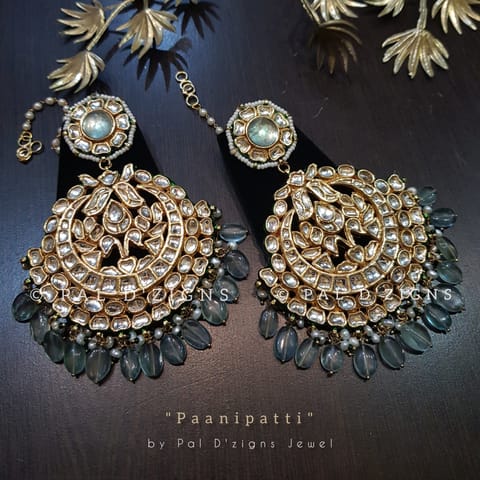 Panipatti Chaand Baalis in Kundan Panipatti Chaand Baalis in Kundan