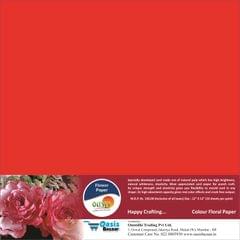 Flower Paper - Red Flower Paper - Red