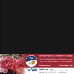 Flower Paper - Black Flower Paper - Black