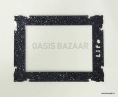 Acrylic Glitter Photo Frame Black Acrylic Glitter Photo Frame Black
