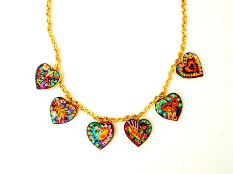 Heartistic Handpainted Necklace