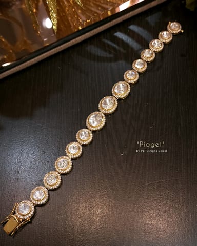 Piaget Bracelet In Moissanite Polki