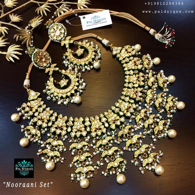 Nooraani Necklace Set (Kundan)