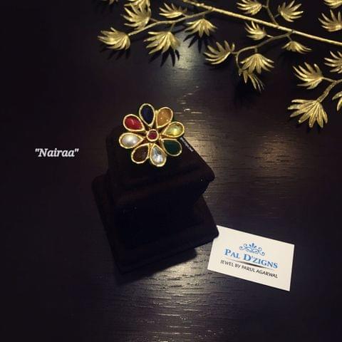 Nairaa kundan ring Nairaa kundan ring