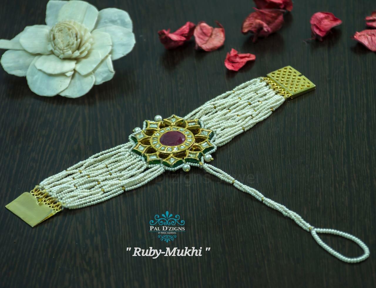 Ruby Mukhi Bracelet
