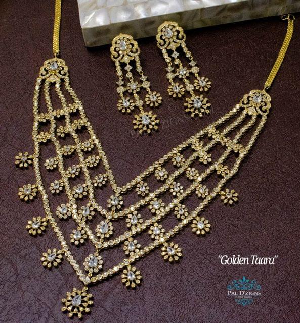 Golden Taara Necklace Set