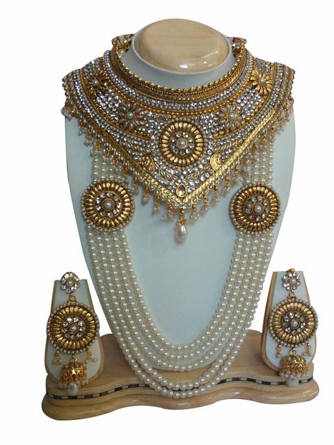 Rajwadi Kundan Jewellery Set for Bridal