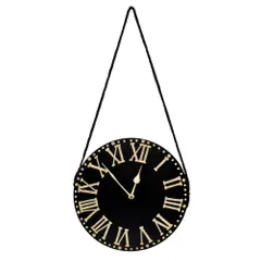 Hanging Wall Clock for contemporary rustic  decor 11X11 inch, (10284)