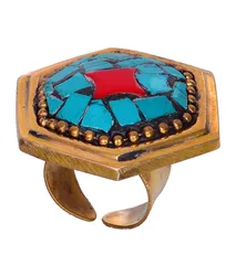 Vintage Collection Cocktail Ring For Women "Mystic Star" (30004)