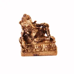 Rare Miniature Statue Atal Ganesha in Resting Posture, Unique Collectible Gift (11398)