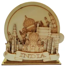 Wooden Coasters Set of 5: Taj Mahal (11669)
