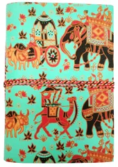 Handmade Journal (Vintage Diary) 'Baraat, A Wedding Procession': Handmade Paper Notebook; Unique Gift for Personal Memoir (11698)