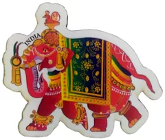 Wooden Fridge Magnet: Royal Elephant (11957)