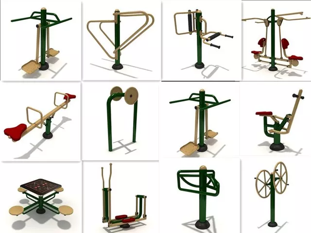 Recomended Outdoor gym equipment names in english for Workout at Home