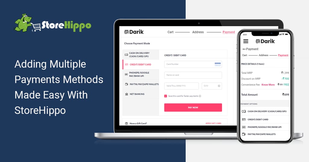 How to Set  Up Different Payment Methods On StoreHippo