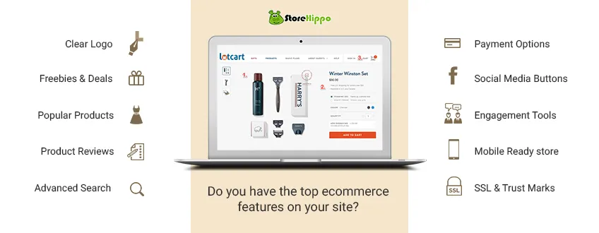 10 must have ecommerce features for the success of your website