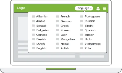 Support for multiple languages on ecommerce store built using StoreHippo multilingual website builder