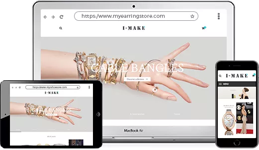 Multi-device optimized online fashion accessories store powered by StoreHippo ecommerce platform.
