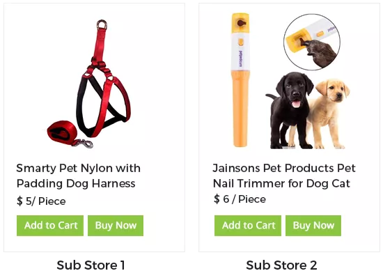 StoreHippo ecommerce platform powers multi-vendor & multi-store ecommerce solution for pet products store.
