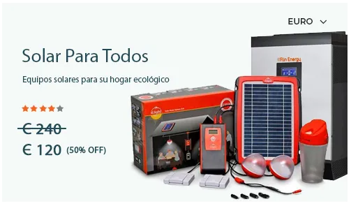 Multilingual ecommerce store for solar panels & solar products built using StoreHippo ecommerce platform.