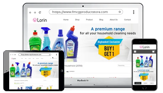 Create An Online Store To Sell FMCG Products