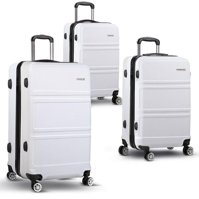 3pc Luggage Set 20, 24 and 28"- White