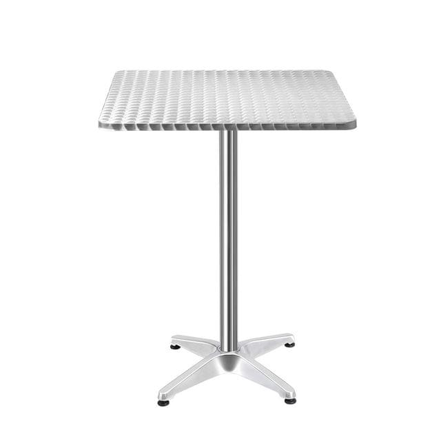 Stainless Steel Bar Square Table