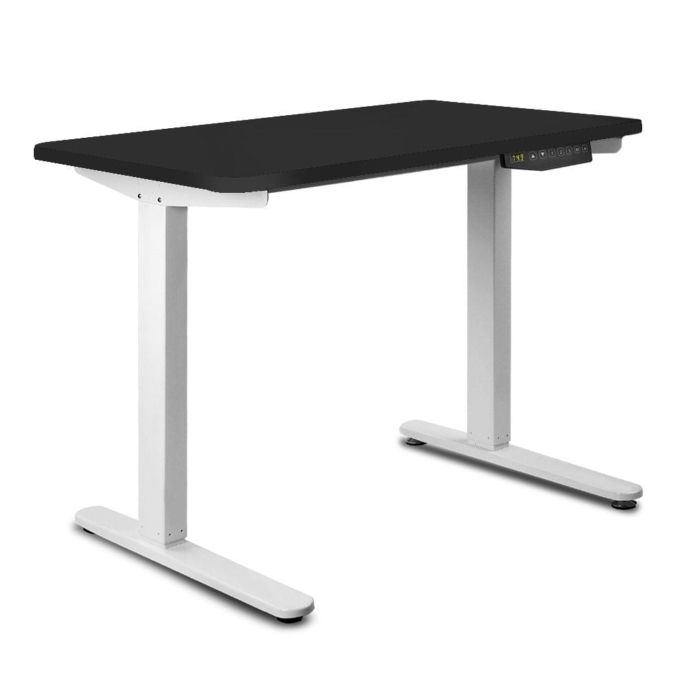100CM Motorised Height Adjustable Sit Stand Desk Black