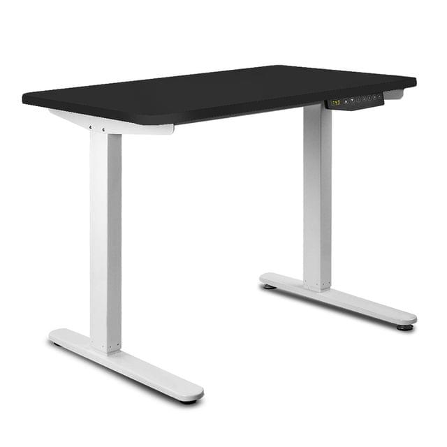 100CM Motorised Height Adjustable Sit Stand Desk Black