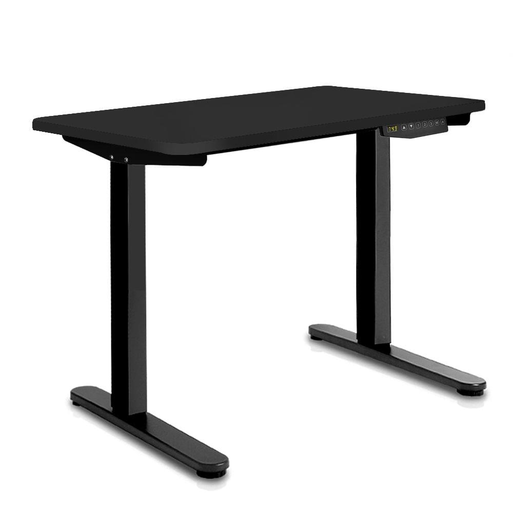 100CM Motorised Height Adjustable Sit Stand Desk Black