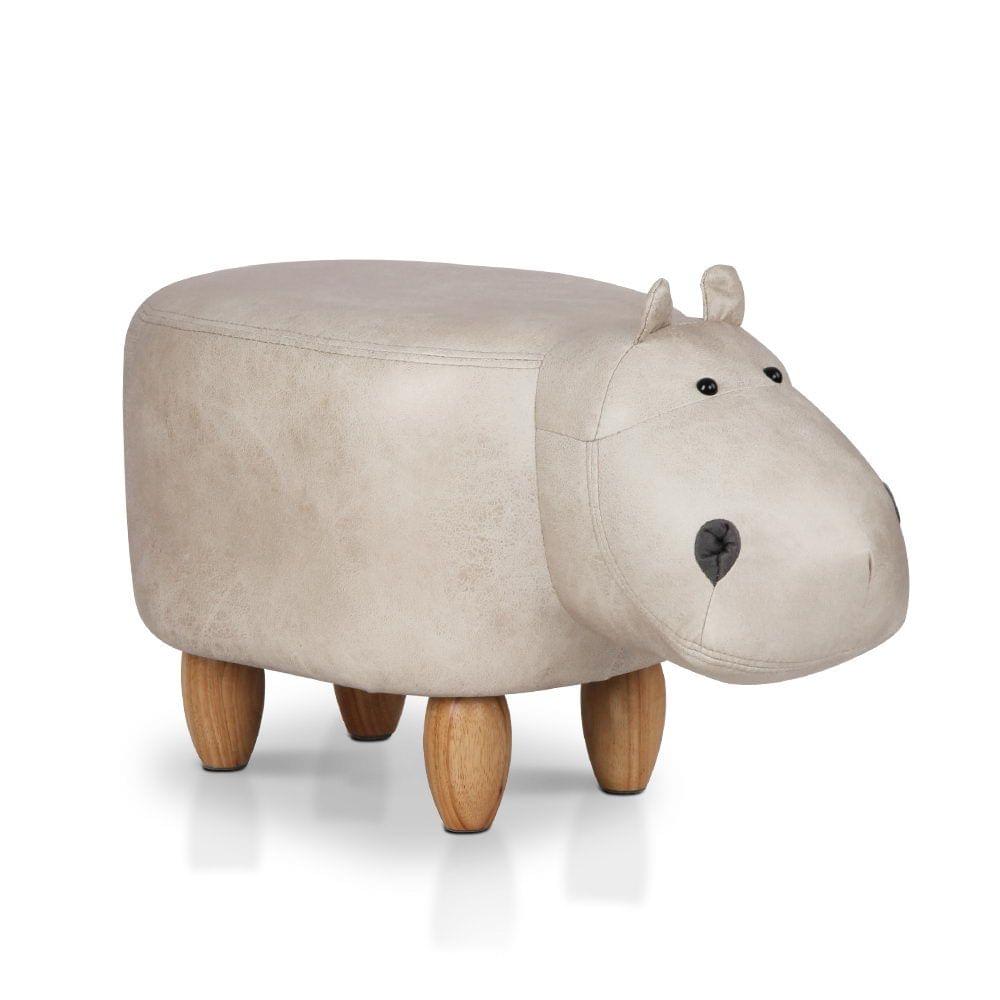 Kids Animal Stool Beige