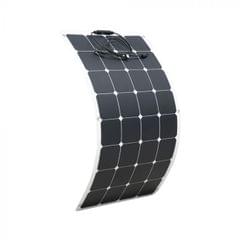 12V 100W FLEXIBLE SOLAR PANEL KIT CARAVAN CAMPING BOAT MONO BATTERY CHARGING