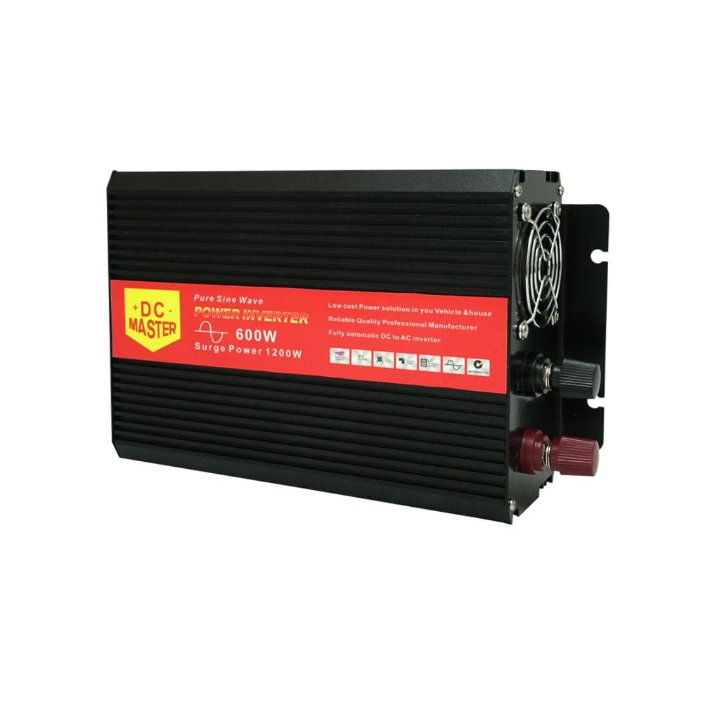Pure Sine Wave 600W Max 1200W 12V/230V Watt Power Inverter Car Camping Caravan
