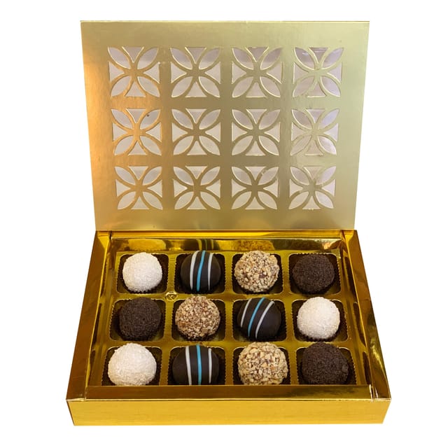12 pieces Luxury Assorted Truffles Box