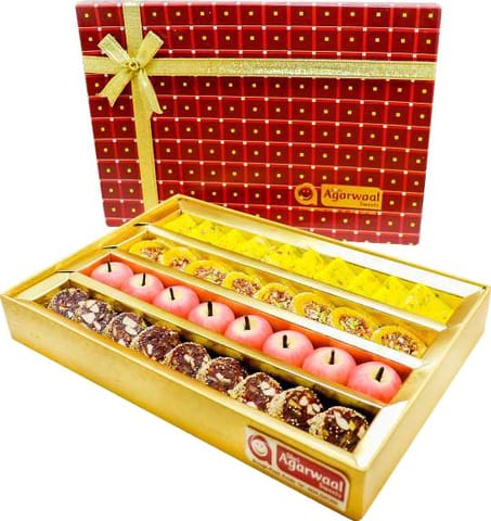 Imperial Gift Box - Assorted Milk Sweets and Dry Fruit Sweets