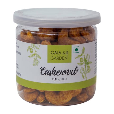 Red Chilli Cashew Nuts 200g - Gaia & Garden