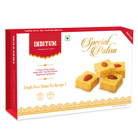 Patisa Special - Indiyum | Indian Sweets 400gm (2 X 200gm)