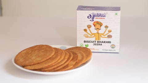 Jeera Biscuit Bhakri - 360gm (Pack Of 2, 180gm Each)