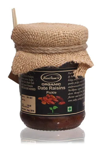 Organic Date Raisins Pickle