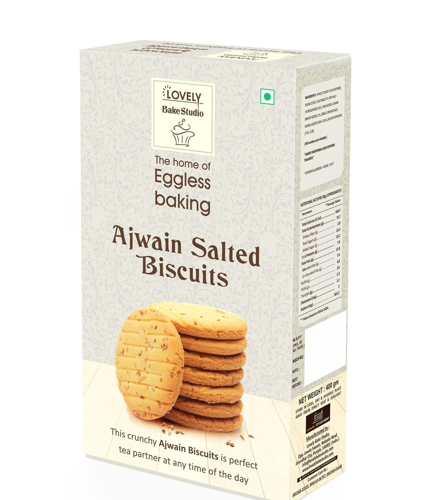 Buy Ajwain Salt Biscuit from Lovely Bake Studio, Jalandhar (Punjab