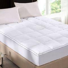 (QUEEN) Royal Comfort 1000GSM Luxury Bamboo Fabric Gusset Mattress Pad Topper Cover