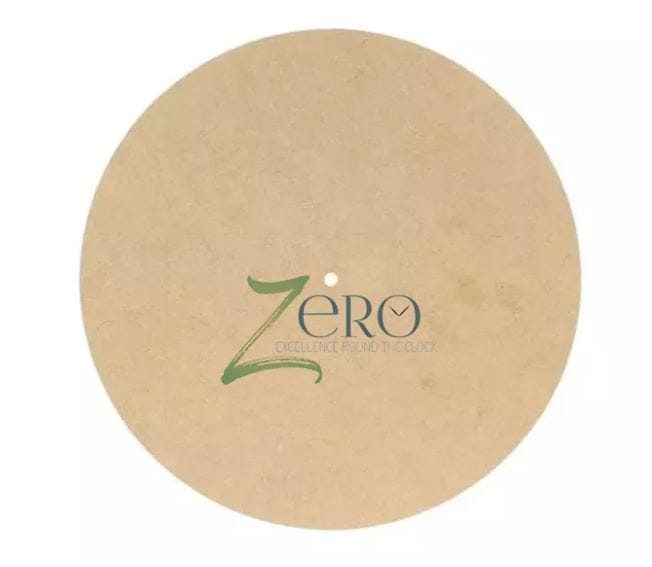 Brand Zero Circle Planks Clock Base (Set of 3 Pcs) - 8 Inches Dia & 4.0 mm Thickness