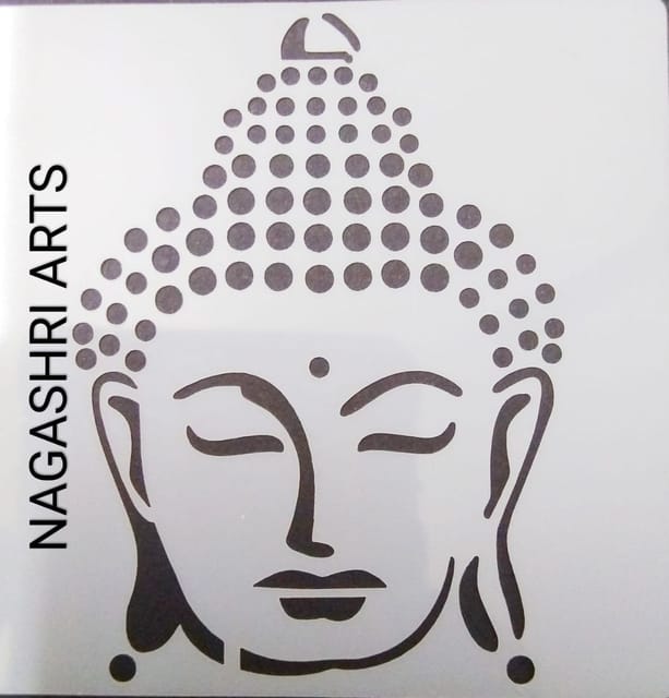 Imported Stencil Buddha - 8 * 8 Inches