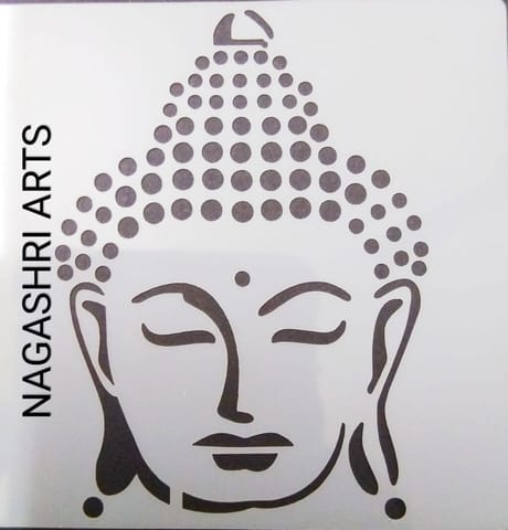 Imported Stencil Buddha - 2.4 * 2.4 Inches