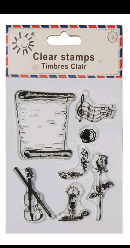 Clear Stamps Imported - Musical Stamp